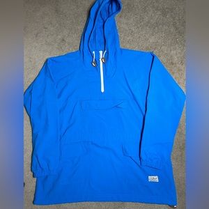 Women’s LL Bean Nylon Anorak Pullover Hiking Hooded Longline‎ Cordura Sz XL